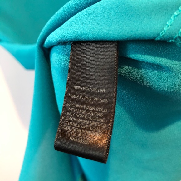 Express Green Button Up Shirt Sz Small - Picture 6 of 6